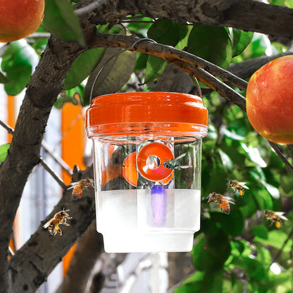 【2 piezas 25 €】🐝☀️ Trampa solar para avispas para patios y jardines 🔋🌿 – Altamente eficiente, recargable, resistente a la intemperie, cubre hasta 500 metros cuadrados.
