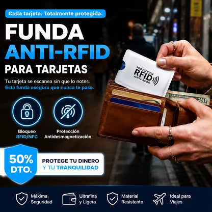 30%OFF🔥【20 piezas】💳Funda protectora RFID para tarjetas de crédito