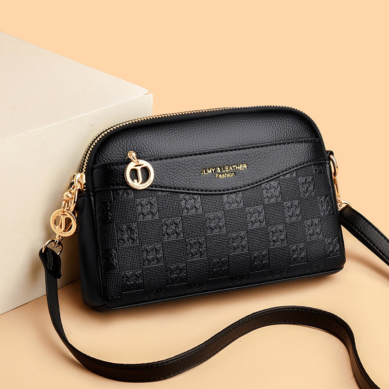 🔥Nuevo bolso para móvil de mujer con diseño en relieve, versátil para desplazamientos, gran capacidad.