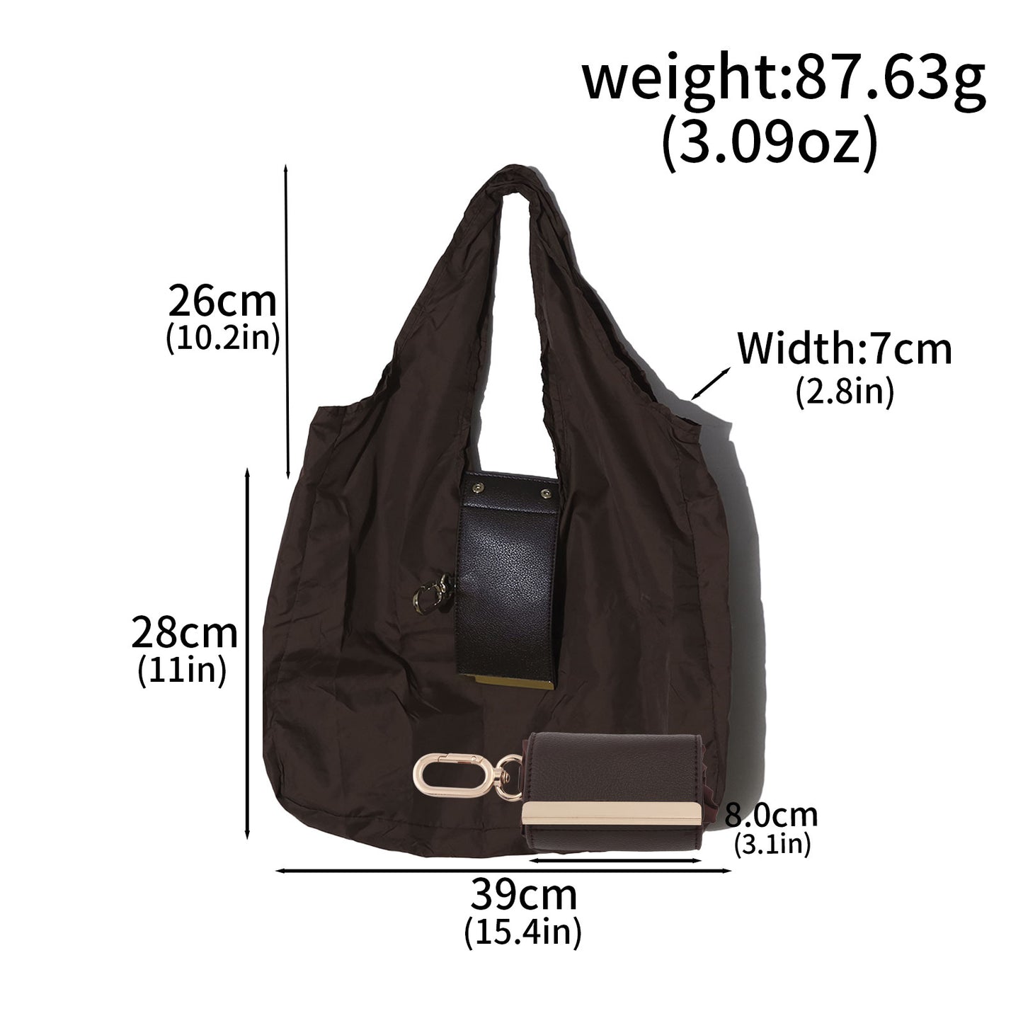 【1 pieza 26 euros】Nueva bolsa de compras para mujer de gran capacidad