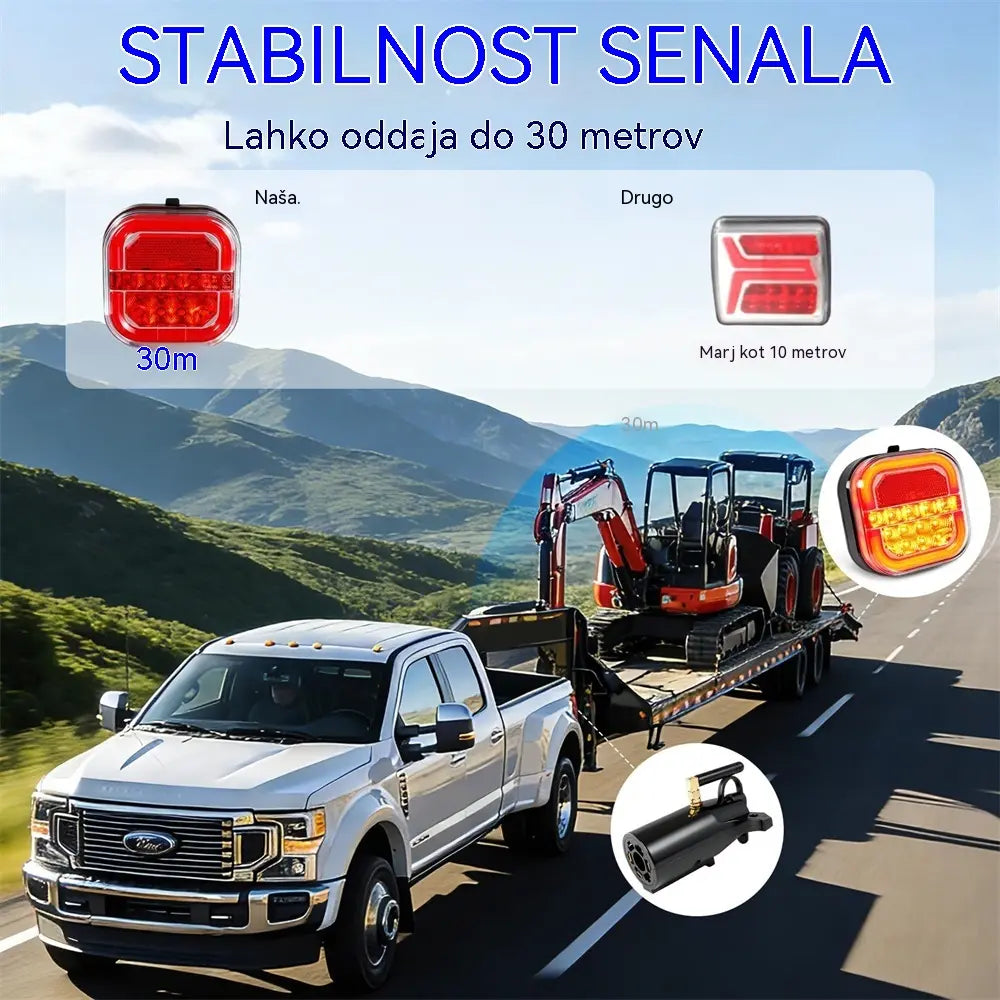 🚦【Univerzalne 12V/24V】🚦 LED luči za prikolico