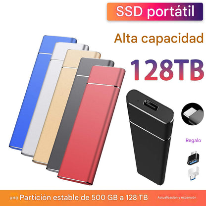 🎉【🔥Más de 9999+ vendidos】Disco duro portátil de transferencia ultrarrápida de 150 M/S【16T】