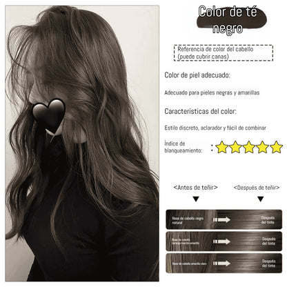 ✨ ¡50% DE DESCUENTO POR TIEMPO LIMITADO! 🌿 Tinte capilar Herbal Comb – Fácil cobertura de canas, fórmula nutritiva ✨