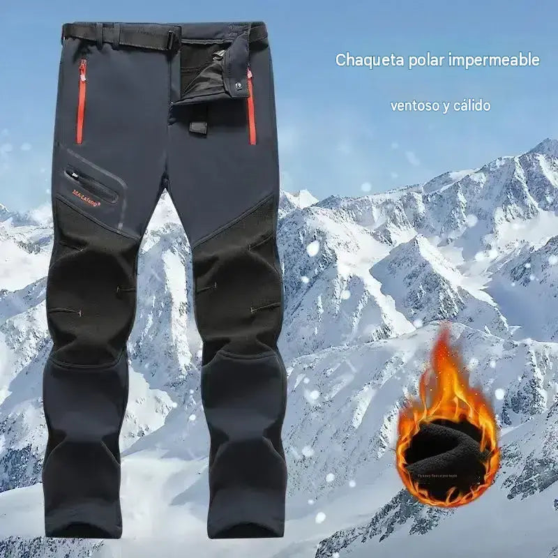 🏃‍♂️【S–5XL】Nuevos pantalones de exterior para hombre (otoño/invierno 2026) – Cálidos, con forro polar, impermeables y cortavientos.