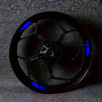 🚲【2 piezas】⚠Pegatinas reflectantes para ruedas de motocicleta
