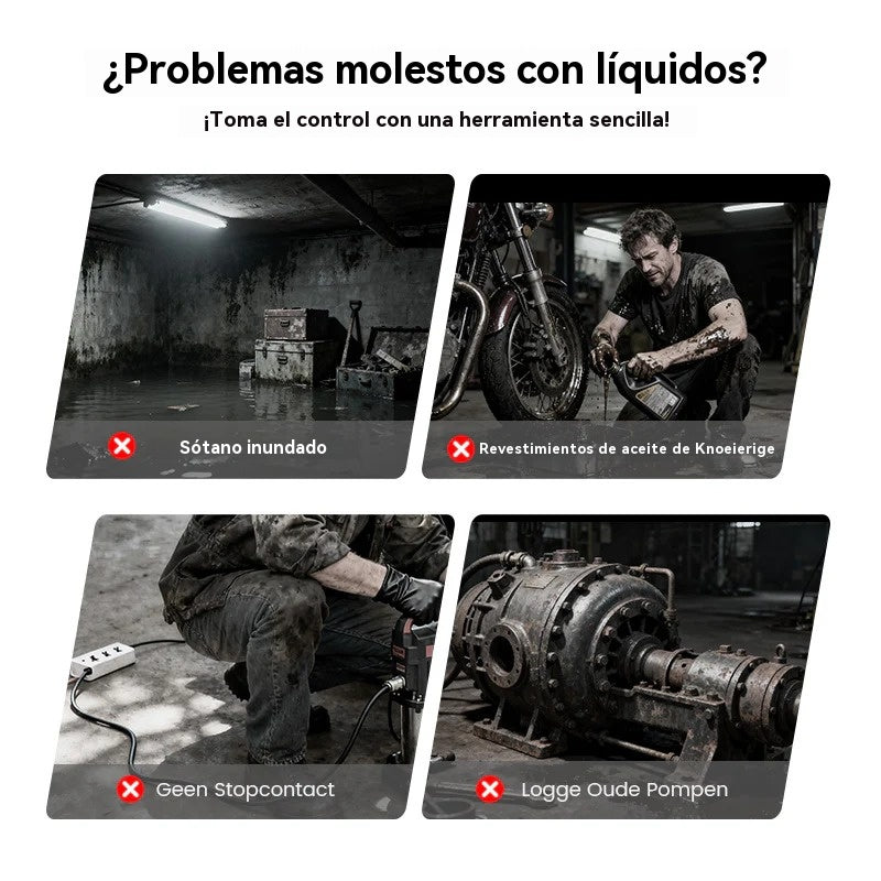 💥✅Oferta especial por tiempo limitado🔥Nueva bomba de aceite con batería de litio Denaqi, 21 V, bomba de aceite y agua de doble uso, batería de litio