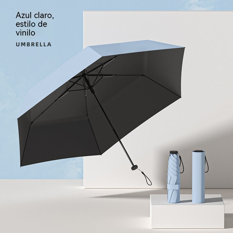 🌂🌂 Paraguas portátil ultraligero para todo tipo de clima con protección UV.