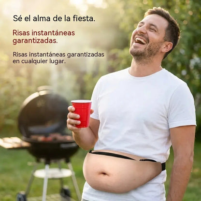 😂🎒 Riñonera con Barriga Falsa | Bolsa Divertida con Diseño de Gran Barriga Realista