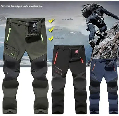 🏃‍♂️【S–5XL】Nuevos pantalones de exterior para hombre (otoño/invierno 2026) – Cálidos, con forro polar, impermeables y cortavientos.