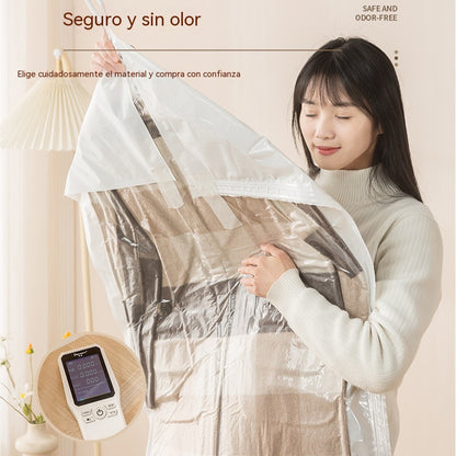 💨✨ Bolsas colgantes para aspiradora con un 60% de descuento 💞💪 Ahorran espacio, protegen del polvo, reutilizables para ropa y viajes.