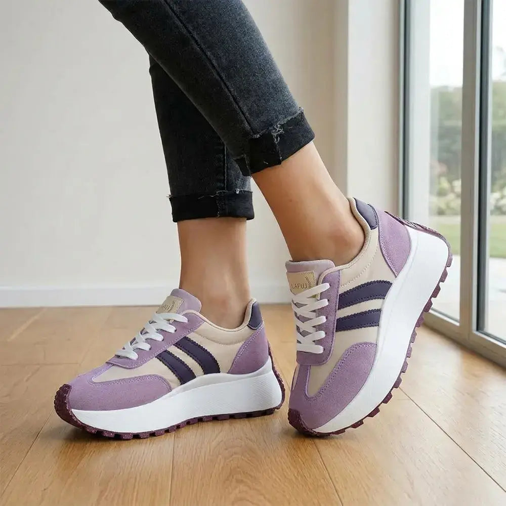 【35–45】👟 Superge z masivnim podplatom v velikih številkah – ženska obutev za prosti čas, ki optično doda nekaj višine