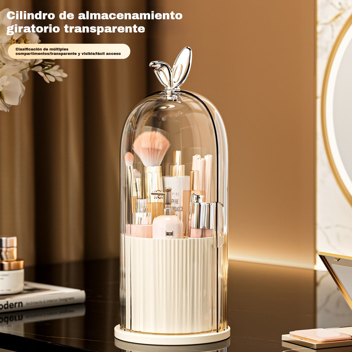 ¡50% de descuento! 🏡 Caja organizadora de cosméticos impermeable con separadores - Caja de almacenamiento multifuncional 🚿