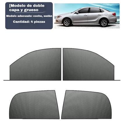 🚗【4 piezas - Todas las ventanas del coche】💯Parasoles universales para ventanas de coche
