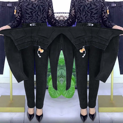 🔥【M-5XL】Jeans elásticos reforzados para mujer