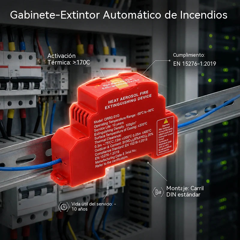📌🧯Extintor automático con función de respuesta térmica.