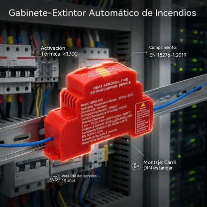 📌🧯Extintor automático con función de respuesta térmica.