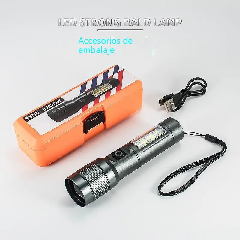 🔦 Multifunkční LED svítilna se zoomem