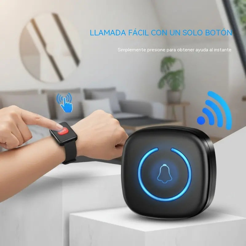 Sistema de llamada inalámbrico con buscapersonas para cuidadores