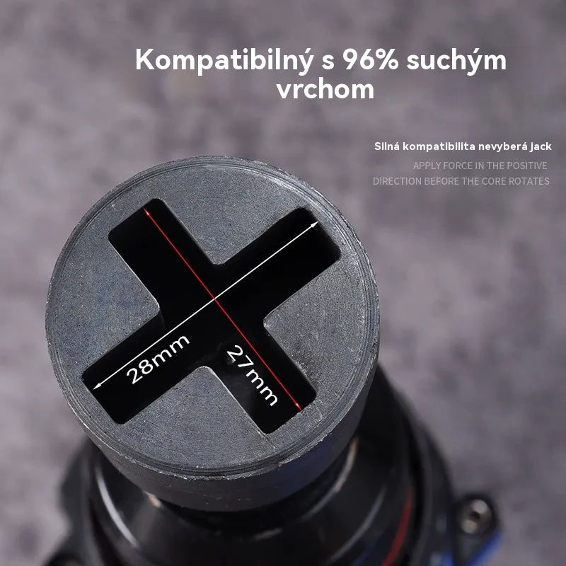 Llave de tubo especial para gatos y taladros eléctricos