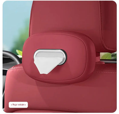 Portapañuelos para coche: compacto y de acceso rápido