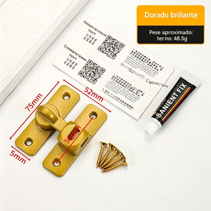 【Compra 1, llévate 1 gratis】Cerradura multifuncional sin taladro para puertas de uso doméstico