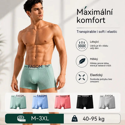 💥👍【Kupte 3 a získejte 3 zdarma】【L-4XL】Pánské boxerky z prodyšné síťoviny Ice Silk