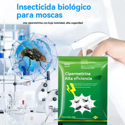 🦟【5 sobres】❤️Especialmente diseñado para matar mosquitos y moscas en granjas, ¡un paquete mata pulgas/langostas/cucarachas/moscas/mosquitos!