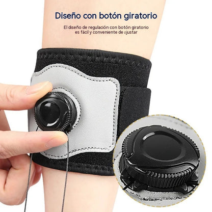 Ortesis médica para el pie caído con mando giratorio, corrección de la marcha y soporte para hemiparesia; dispositivo de elevación del pie.