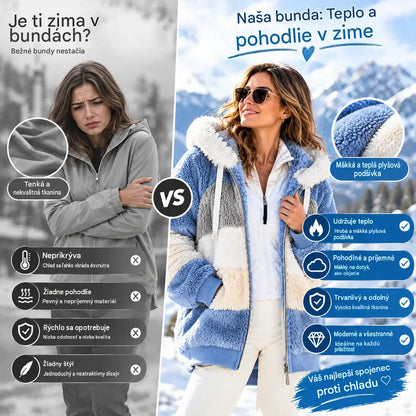 ☃️Omejena ponudba, 35 % popust❄️【S-5XL】Nova ženska zimska jakna 2026, topla in podložena s plišastimi pasovi