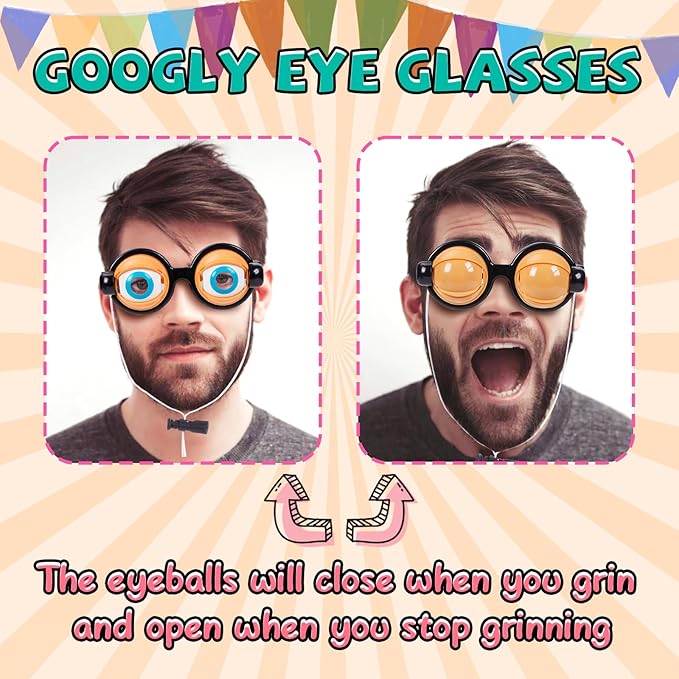 🔥Especial de Navidad: ¡50% de descuento! 🏆Oferta por tiempo limitado💥Gafas parpadeantes divertidas🥸
