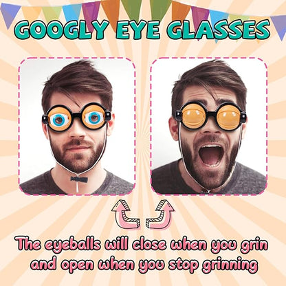 🔥Especial de Navidad: ¡50% de descuento! 🏆Oferta por tiempo limitado💥Gafas parpadeantes divertidas🥸
