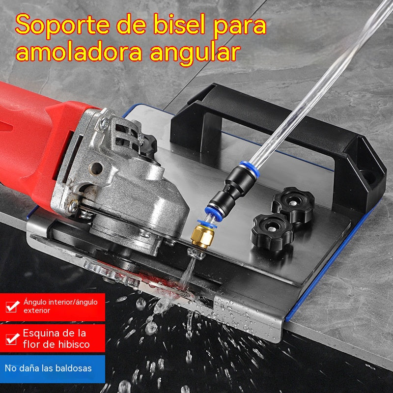 🔥Nueva herramienta portátil ajustable de 45 grados para biselar azulejos.