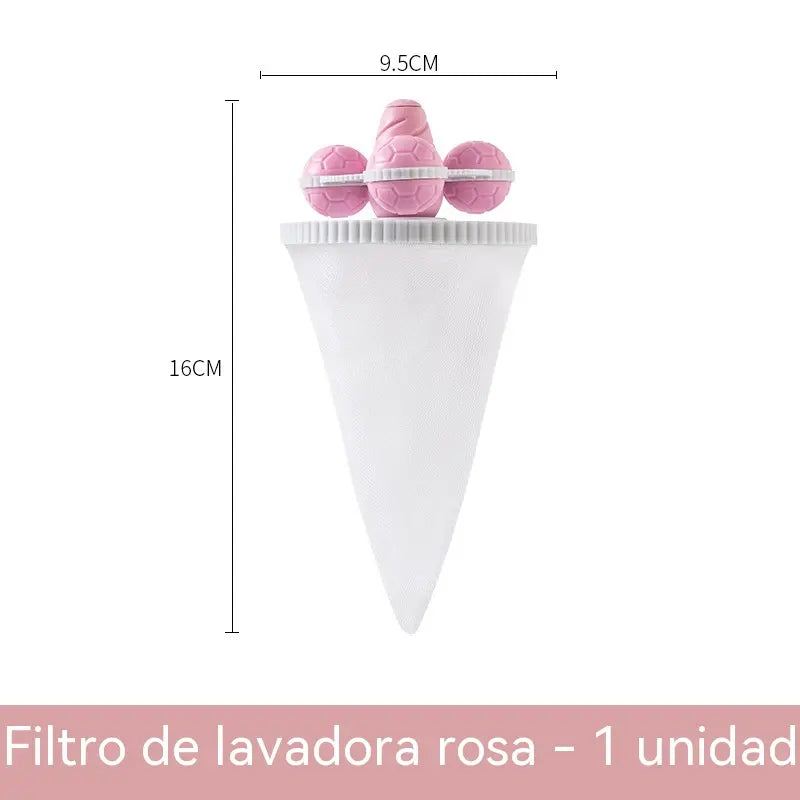 【6 piezas 】 Filtro Flotante para Lavadora – Atrapa Pelusas, Cabellos y Pelos de Mascota en Cada Lavado