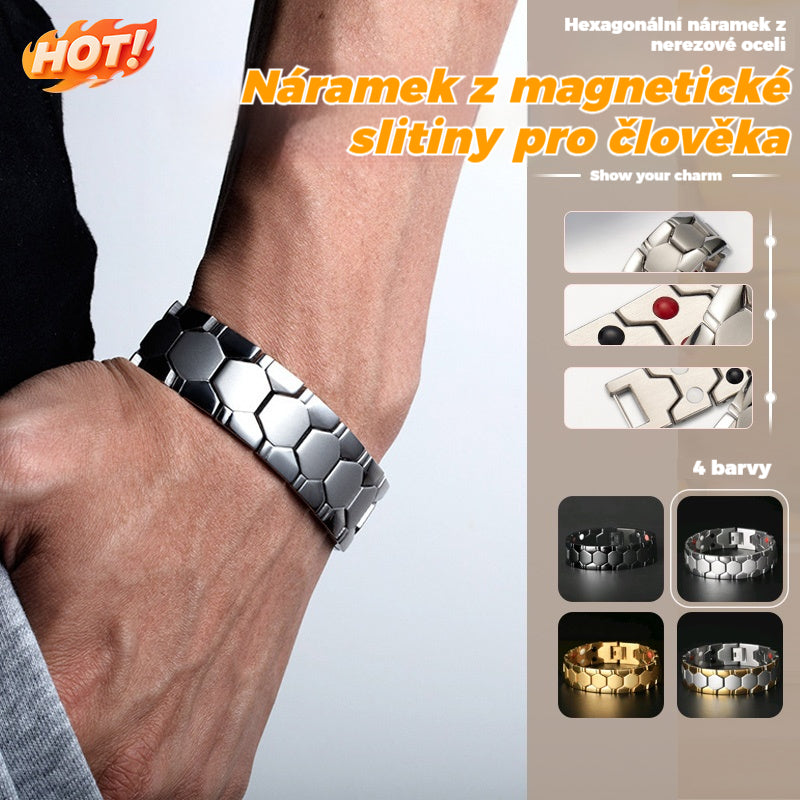 Odnímatelný magnetický náramek, stylový a univerzální