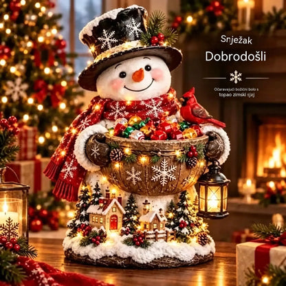 🎄 Božićna ponuda! ✨ Božićni svjetleći nizovi i zdjelice za slatkiše: 5 božićnih motiva.