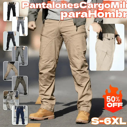 【S-6XL】 (40-105kg)pantalones de trabajo para hombres pantalones militares ❤️
