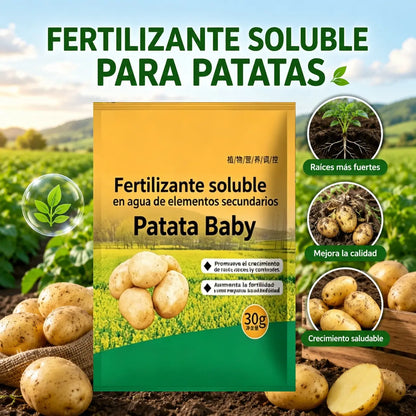 【20 bolsas】Este fertilizante en polvo soluble en agua para patatas, de alta eficacia, favorece el crecimiento de los tubérculos y aumenta el rendimiento.