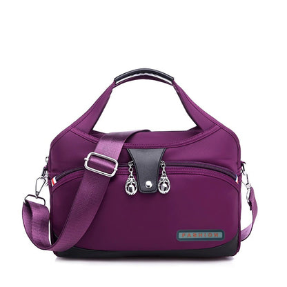 👜【50% de descuento】Bolso de mano informal ligero de tela Oxford para mujer de moda con gran capacidad, 💧impermeable, ✅viajes y compras, ✅múltiples métodos de transporte, bolso de mano, bolso de hombro, bolso de mensajero