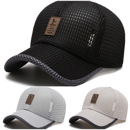 📉【3 piezas】 🧢Gorra de béisbol ligera y transpirable para el verano.