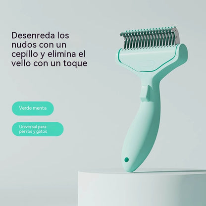 🔥🔥Peine para mascotas, un cepillo especial para eliminar el pelo suelto de perros y gatos.