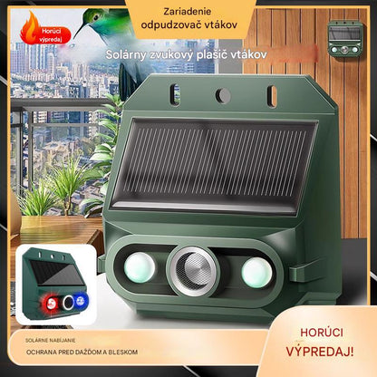 🐻🐦【Oferta especial】🔥Repelente ultrasónico solar para animales de exterior: puede ahuyentar pájaros y animales.