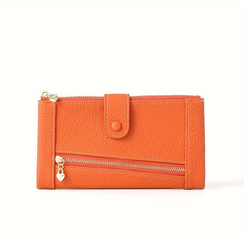💰【Oferta por tiempo limitado】Cartera de cuero genuino retro de moda para mujer más vendida en 2026, multicapa de gran capacidad