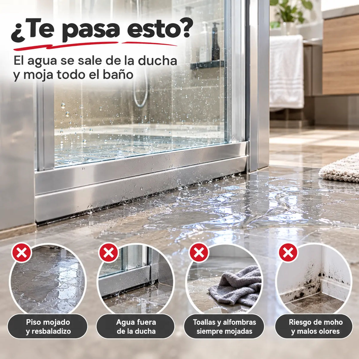 🚪2 piezas🔥 Burlete inferior de PVC para puertas – ✅Antipolvo y antiviento ✅Repelente de insectos y roedores
