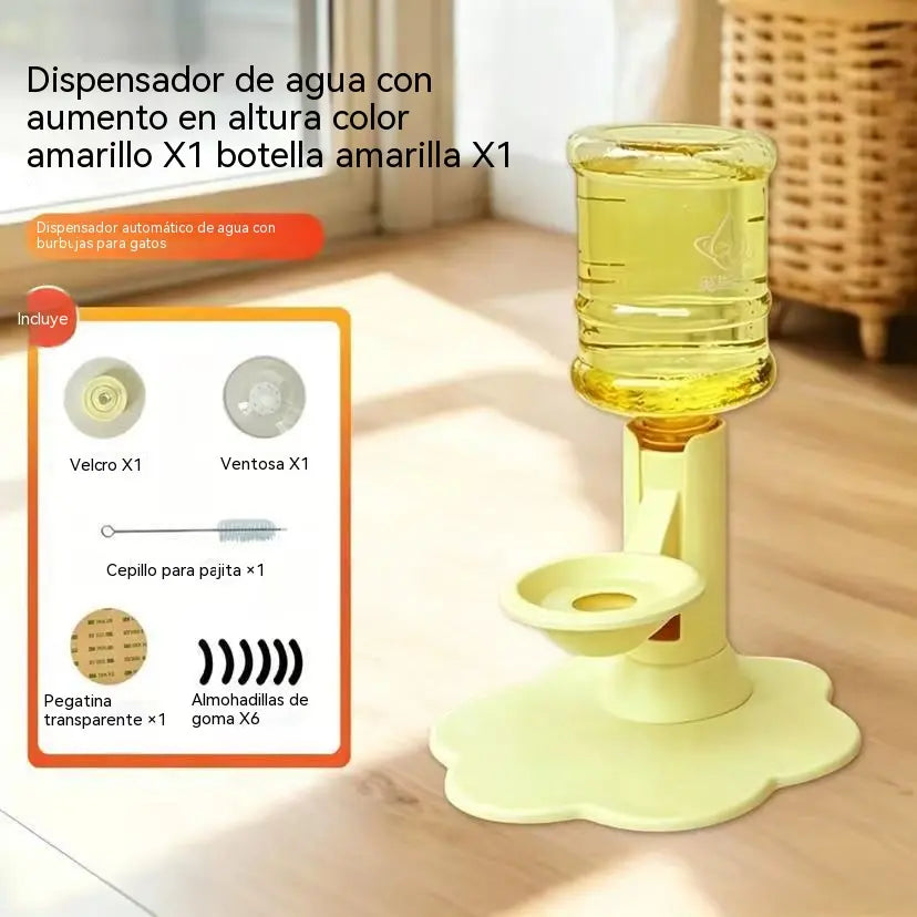 🐾 Mascota automática Dispensador de agua – Autorecarga por gravedad Cuenco de agua para perros y gatos