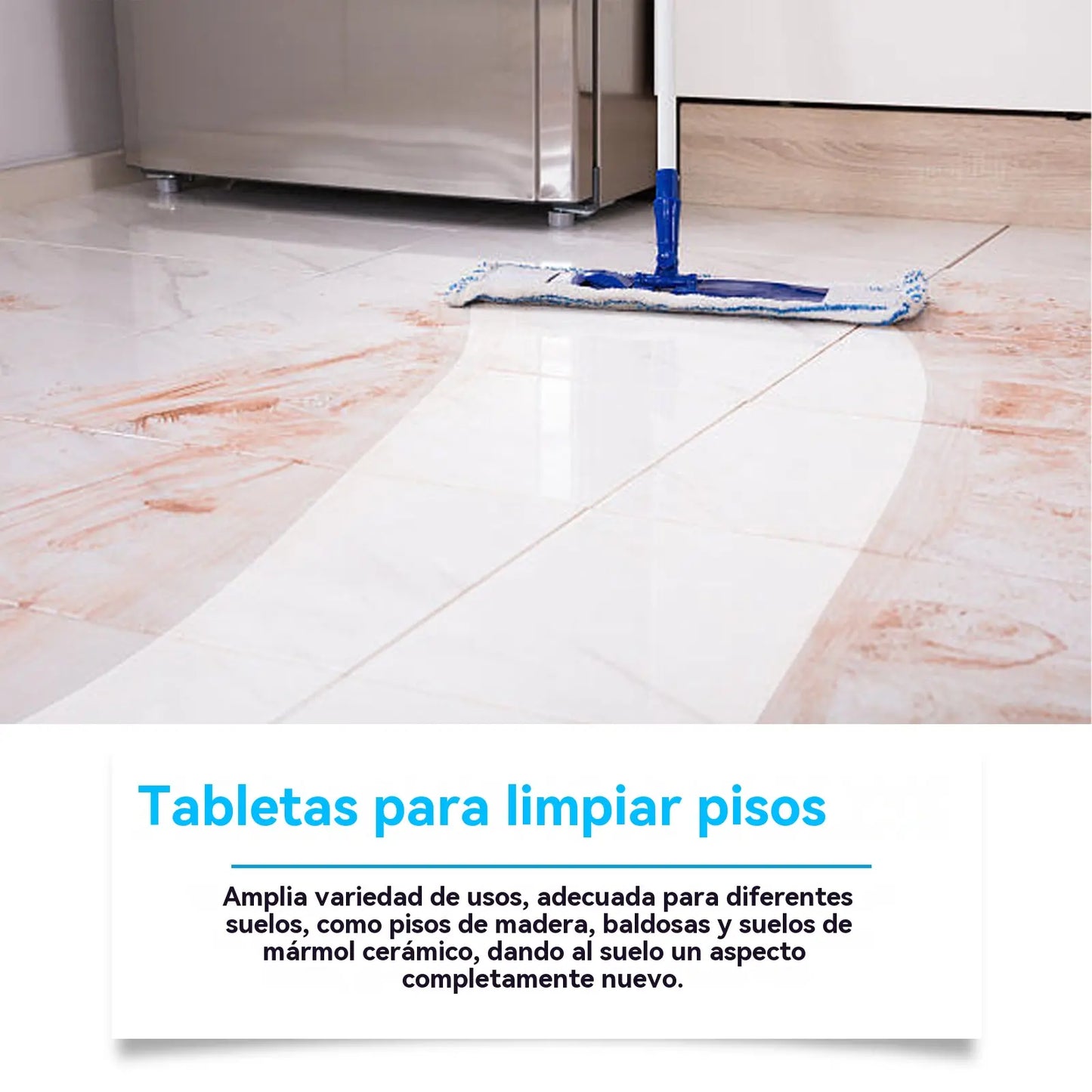 ✨【 2 cajas (24 cápsulas) — 24 euros】Pastillas efervescentes para limpiar suelos: eliminan manchas, incrustaciones, dan brillo y abrillantan.
