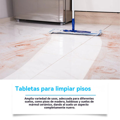 ✨【 2 cajas (24 cápsulas) — 24 euros】Pastillas efervescentes para limpiar suelos: eliminan manchas, incrustaciones, dan brillo y abrillantan.