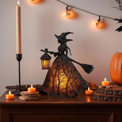 🧙‍‍♀️Boszorkánylámpa, egy hátborzongató gótikus lámpásdekoráció, egyedi asztali lámpa dísz, állólámpa, alkalmas otthonra, verandára, irodába, partidekorációnak és ajándéknak is.