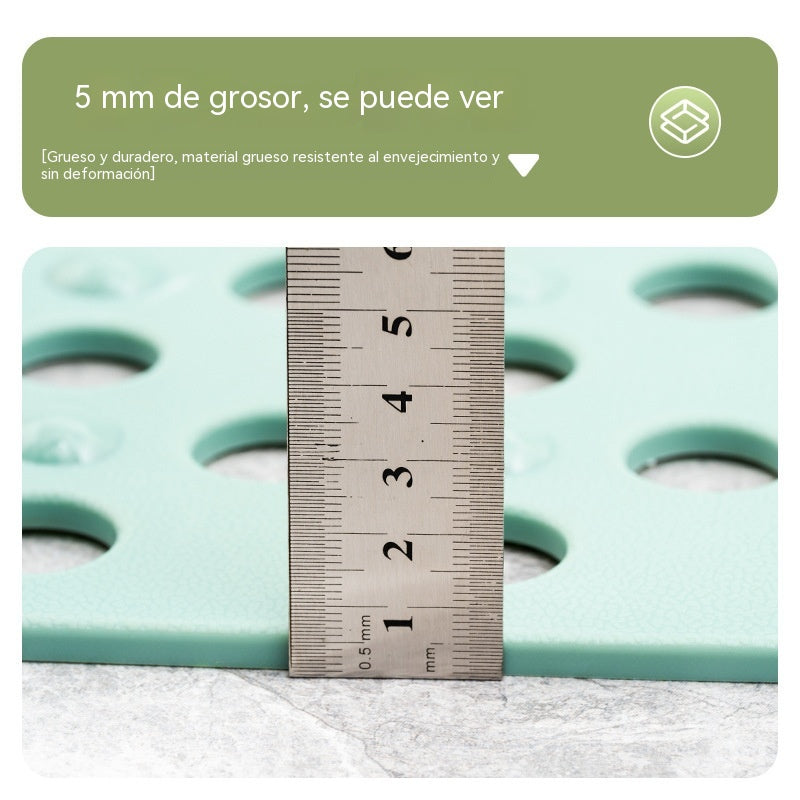 🛁【35*68cm】Alfombrilla de ducha antideslizante y antibacteriana de seguridad🚿 Previene eficazmente caídas y lesiones