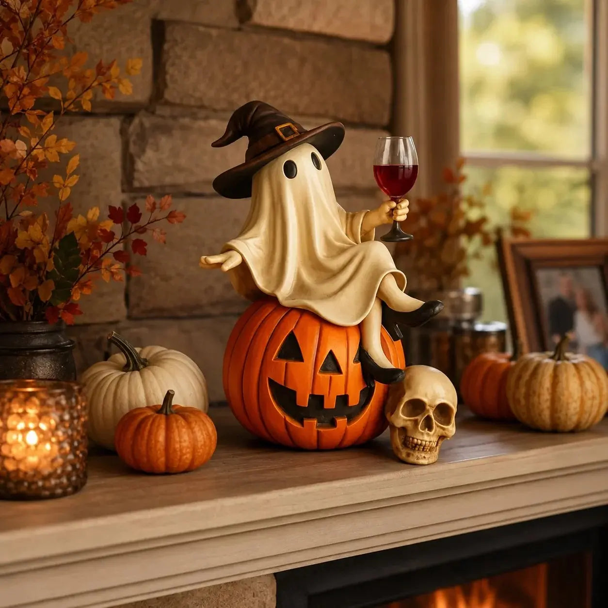 👻🍷 Noche de Vino Fantasma - Decoración de Halloween