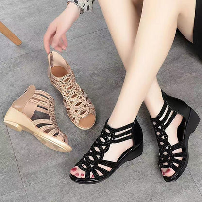 💞【35-42】Nuevas sandalias de mujer de color liso a la moda 2026